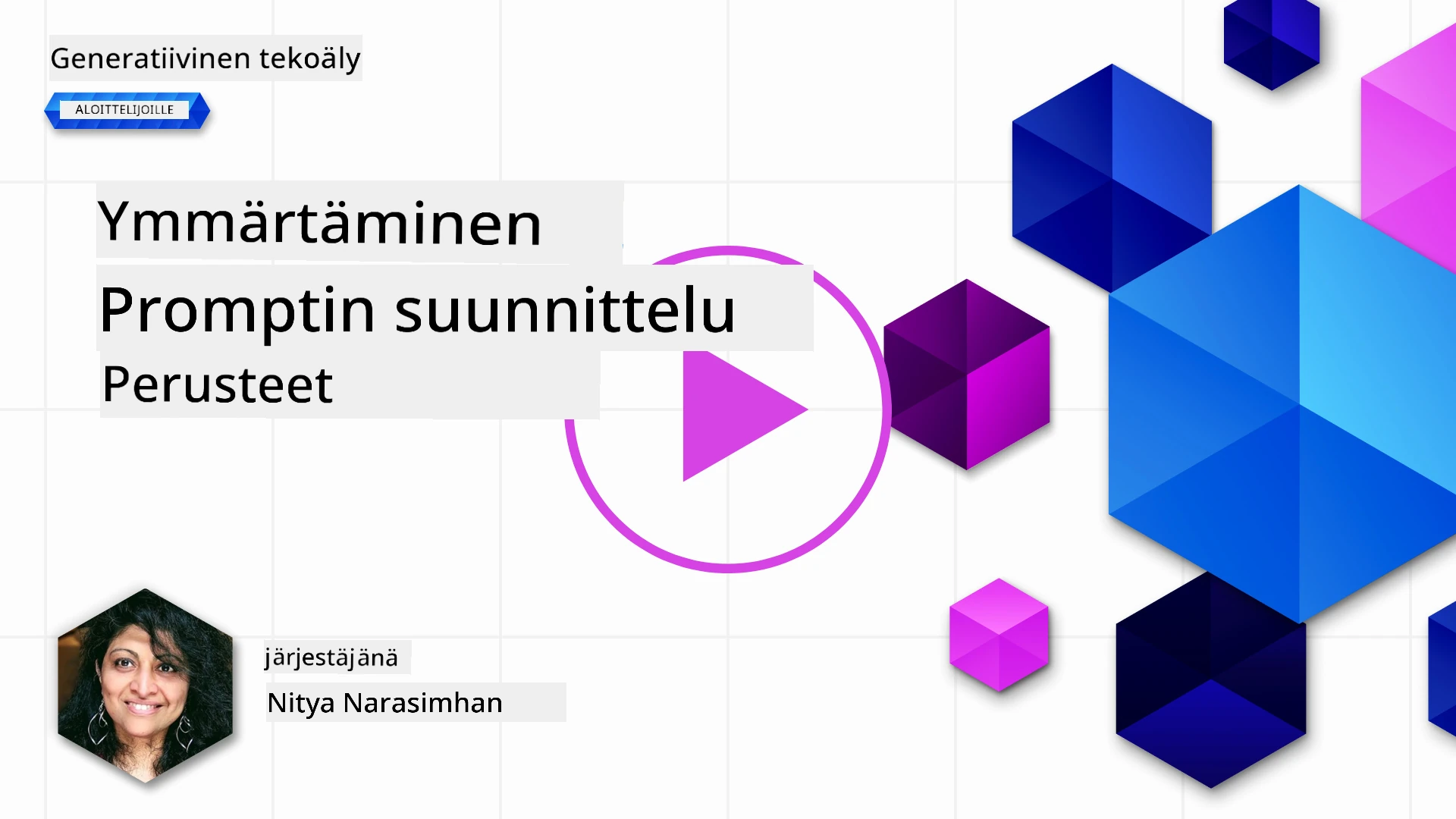 Promptin suunnittelun perusteet