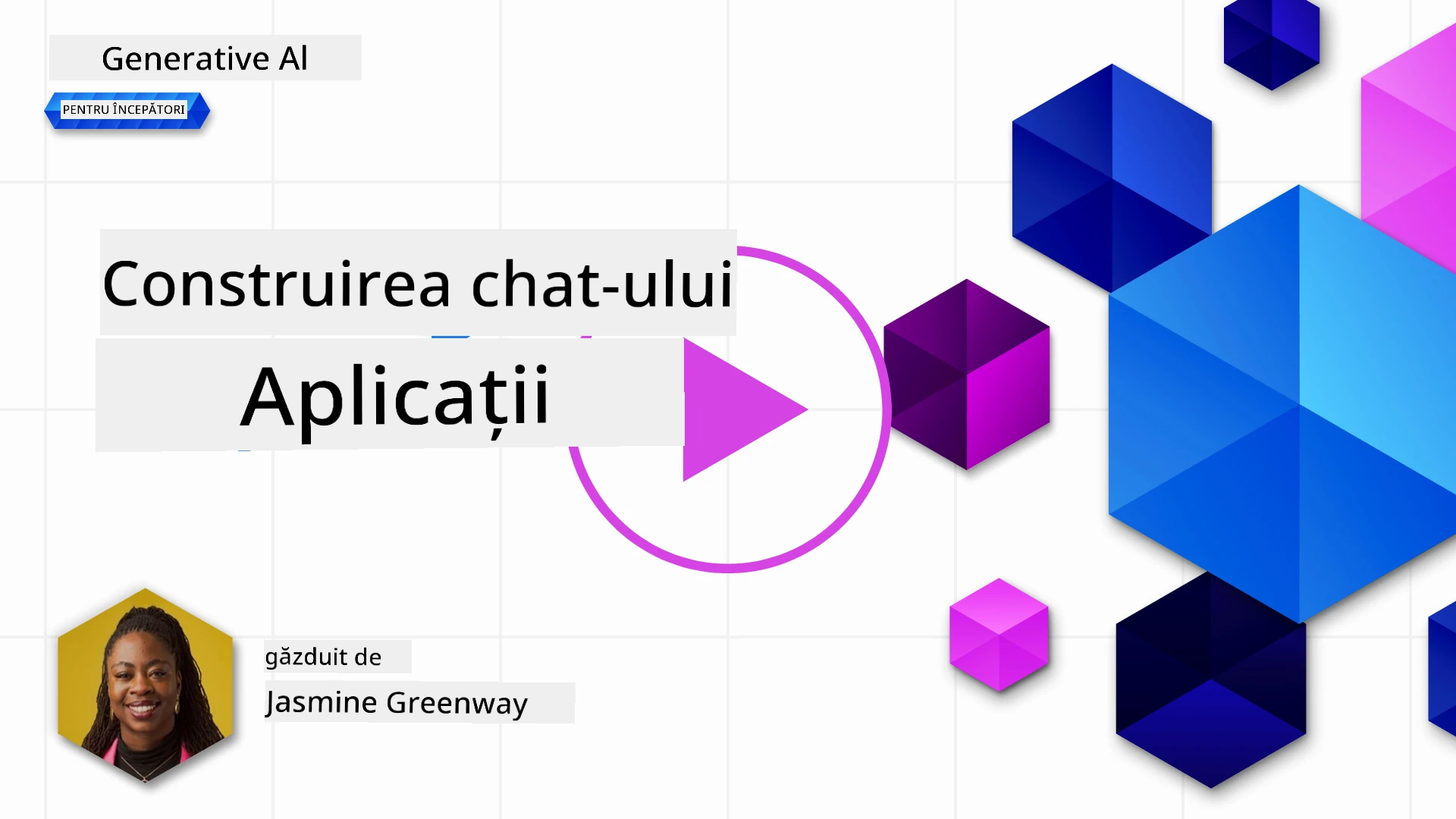 Construirea aplicațiilor de chat bazate pe AI generativ